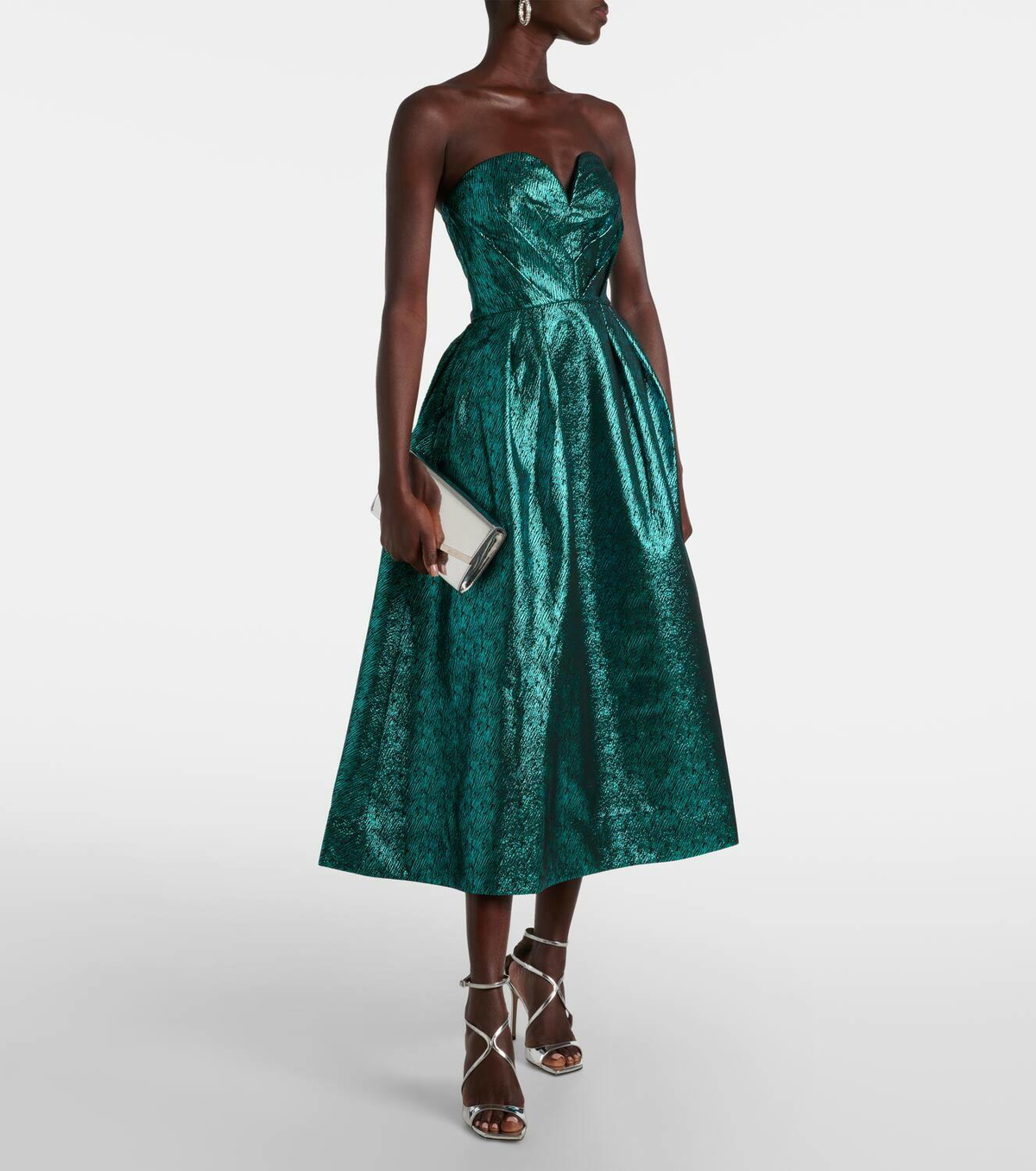 【REBECCA VALLANCE】エルシー ブロケード ミディドレス Rebecca Vallance Elsie brocade midi dress Rebecca Vallance
