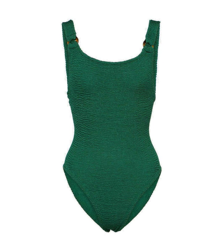 Photo: Hunza G Domino shirred swimsuit