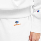 Champion Women's x Beams Boy Sweat Pants in White