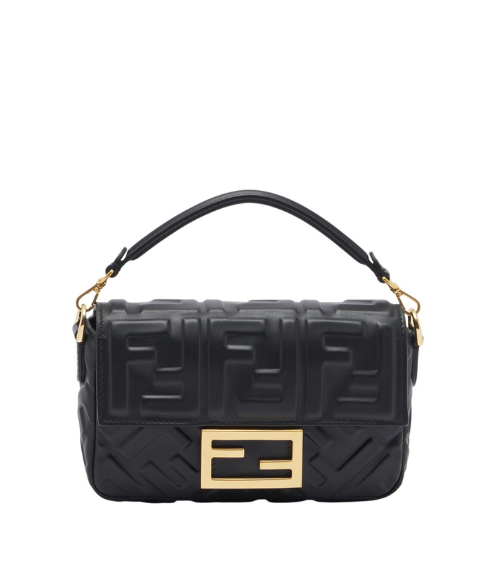 Photo: Fendi Baguette® Mini leather top-handle bag