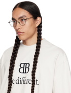 Balenciaga Black Round Glasses