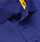 Moncler Genius - 5 Moncler Craig Green Logo-Embossed Cotton-Piqué Polo Shirt - Men - Blue