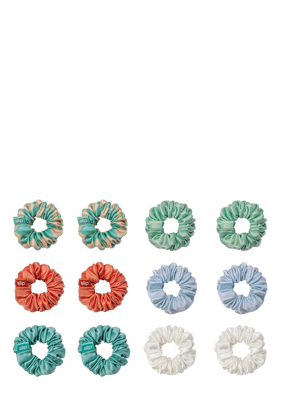 Slip Pure Silk Minnie Scrunchies - Seaside