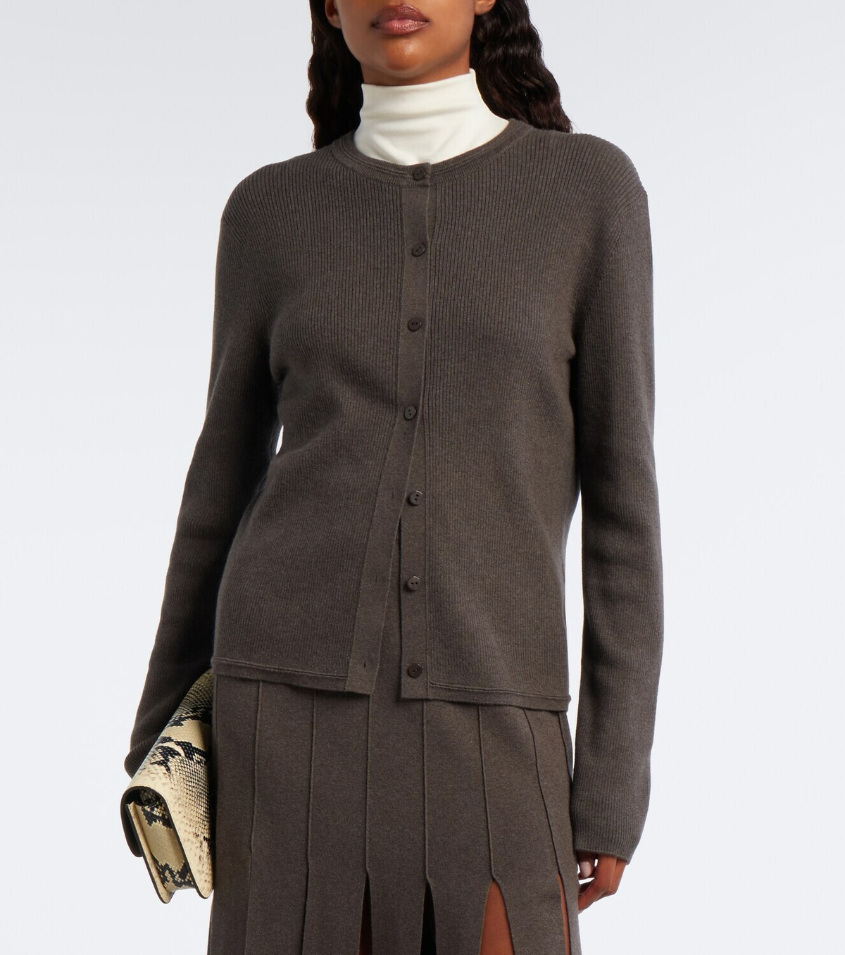 Lisa Yang Abeena cotton and cashmere cardigan