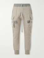 Rick Owens - Mastodon Tapered Wool and Cotton-Blend Jersey Sweatpants - Neutrals