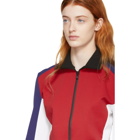 Marni Red Colorblock Zip-Up Jacket