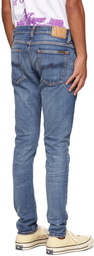 Nudie Jeans Blue Tight Terry Jeans