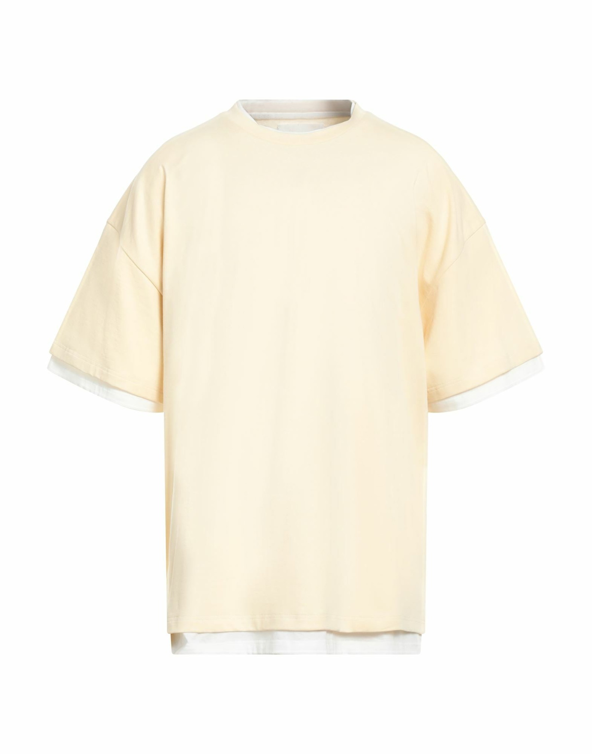 Jil Sander Mens T-shirt Cream