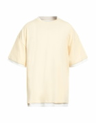 Jil Sander Mens T-shirt Cream