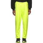 Juun.J Yellow Lapped Lounge Pants