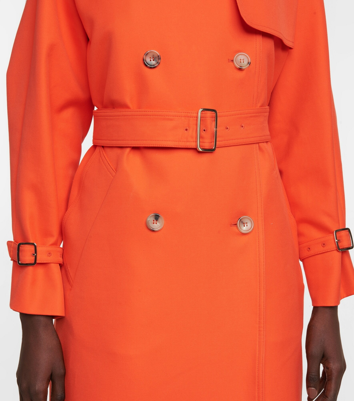 Max Mara - Egemone gabardine trench coat Max Mara