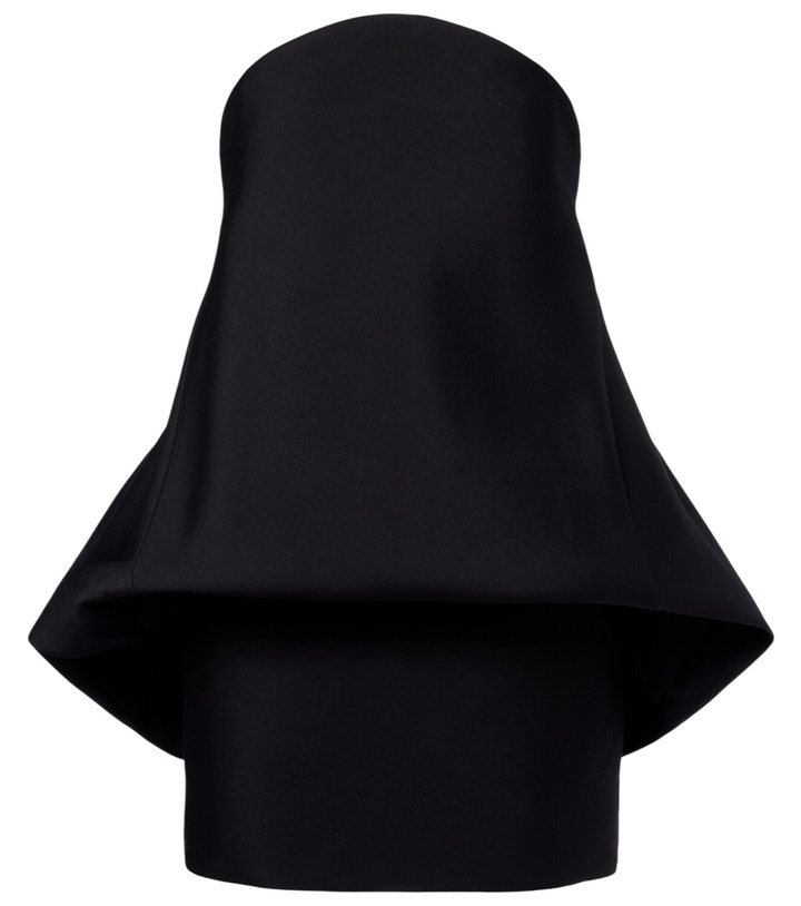 Photo: Balenciaga Peplum bustier dress