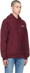 Cowgirl Blue Co Burgundy Script Hoodie