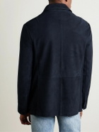 Yves Salomon - Suede Shirt Jacket - Blue