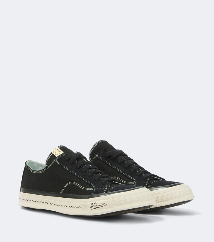 Photo: Visvim Nolan suede-trimmed canvas sneakers
