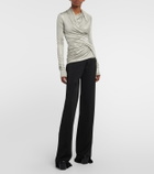 Rick Owens - Lilies Magentic jersey top