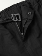 Nike - ACG Snowgrass Straight-Leg Mesh-Trimmed Belted Nylon Shorts - Black
