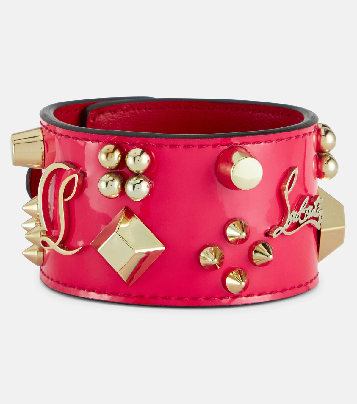Christian Louboutin Red Leather Bracelet Leather bracelet Christian Louboutin Red in Leather - 54893634 main image 3