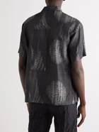 Karu Research - Camp-Collar Printed Silk Shirt - Multi