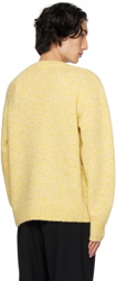 Dries Van Noten Yellow Crewneck Sweater