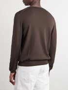 Slowear - Cotton and Silk-Blend Sweater - Brown