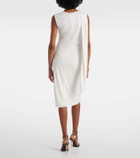 Tom Ford Cutout crepe jersey midi dress