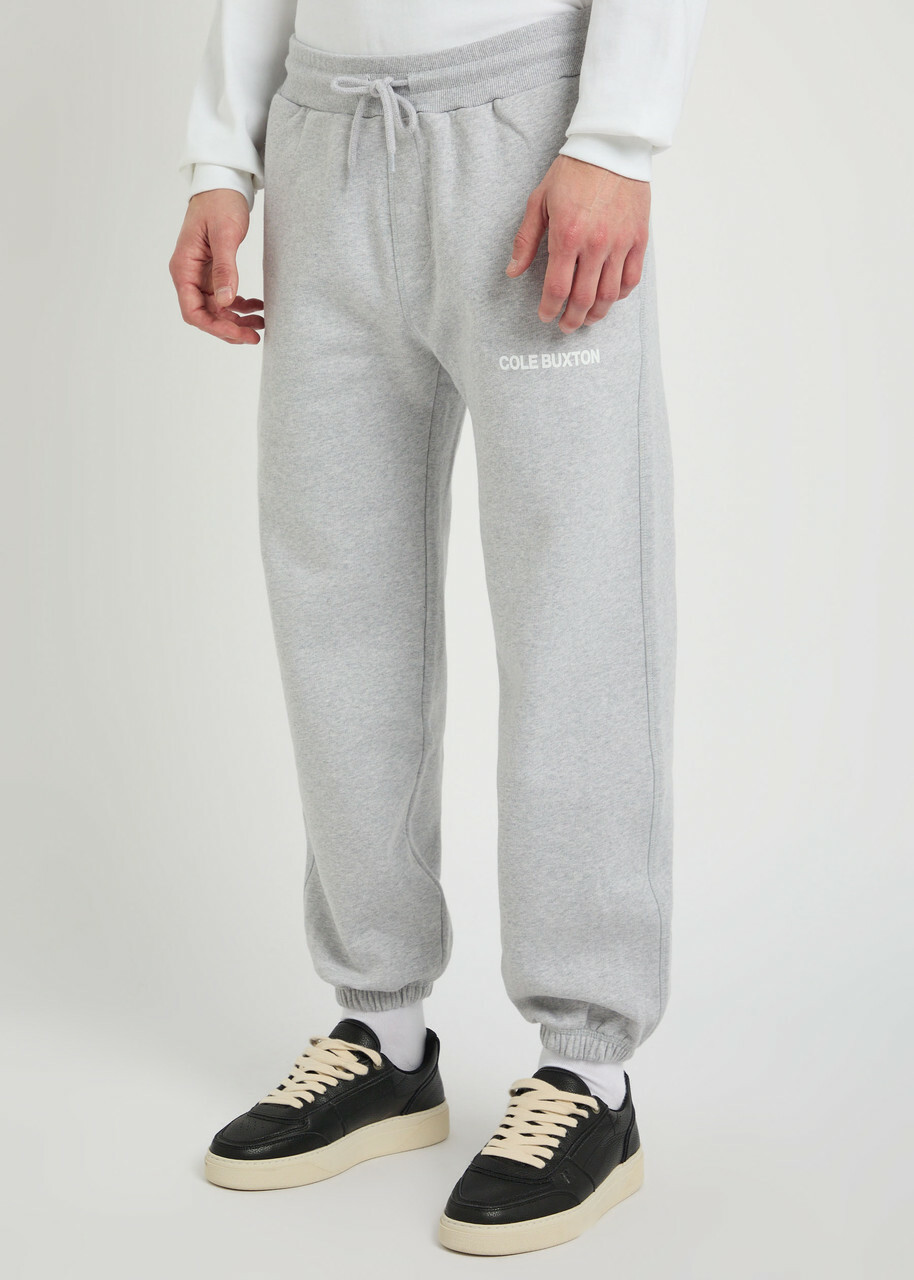 Cole Buxton Logo-print Cotton Sweatpants Grey