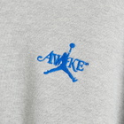 Air Jordan x Awake NY Fleece Hoodie in Grey/Black/Royal
