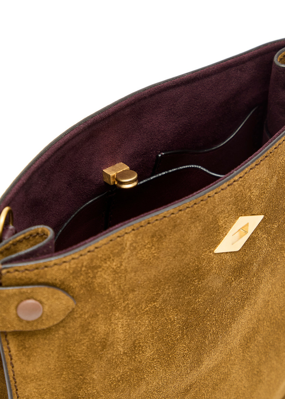 Metier Stowaway Suede Cross-body bag - Tan - One Size