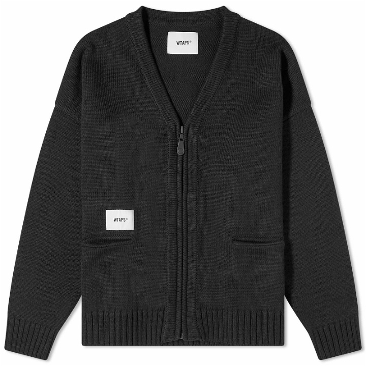 Photo: WTAPS Men's 03 Zipped Knitted Cardigan in Black