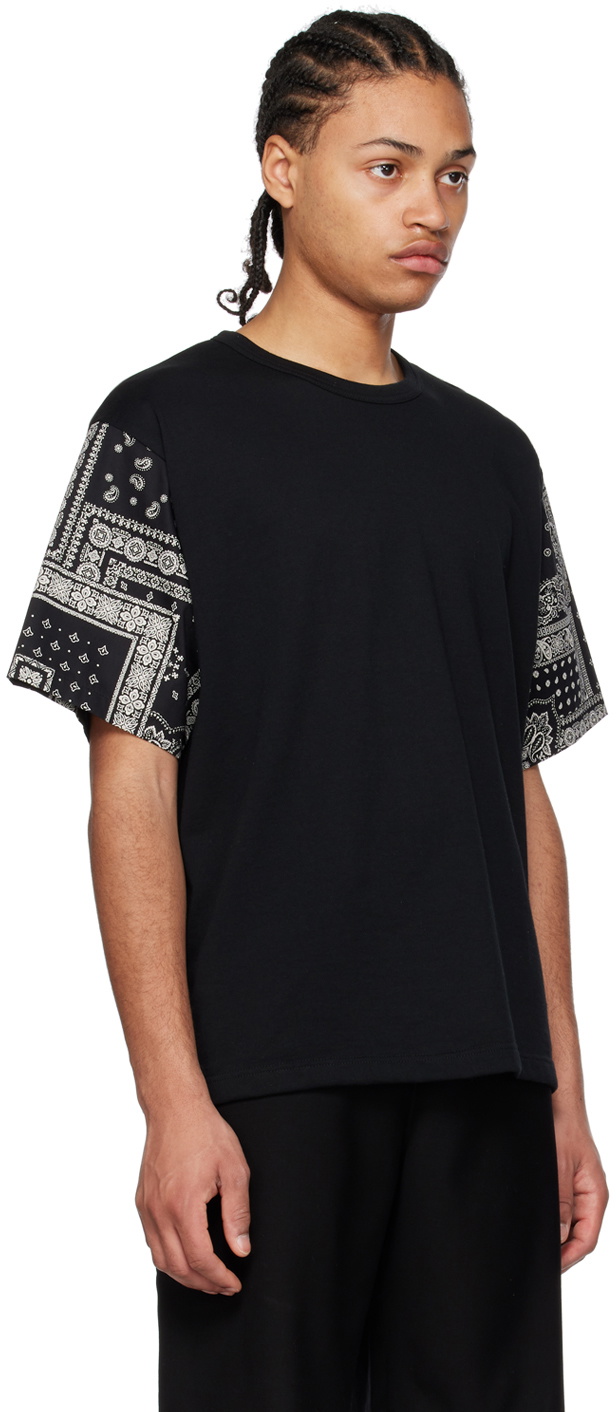 SOPHNET. Black Bandana T-Shirt SOPHNET.