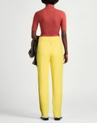Manila Grace Womens Pants in Yellow