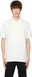 Bottega Veneta White Vented Polo