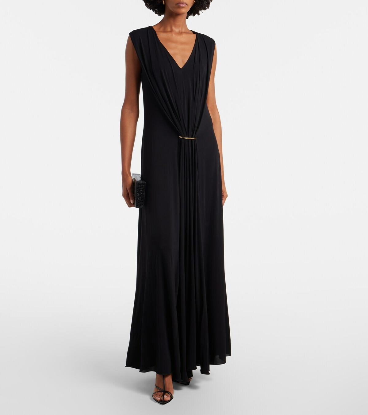 Sportmax Draped maxi dress