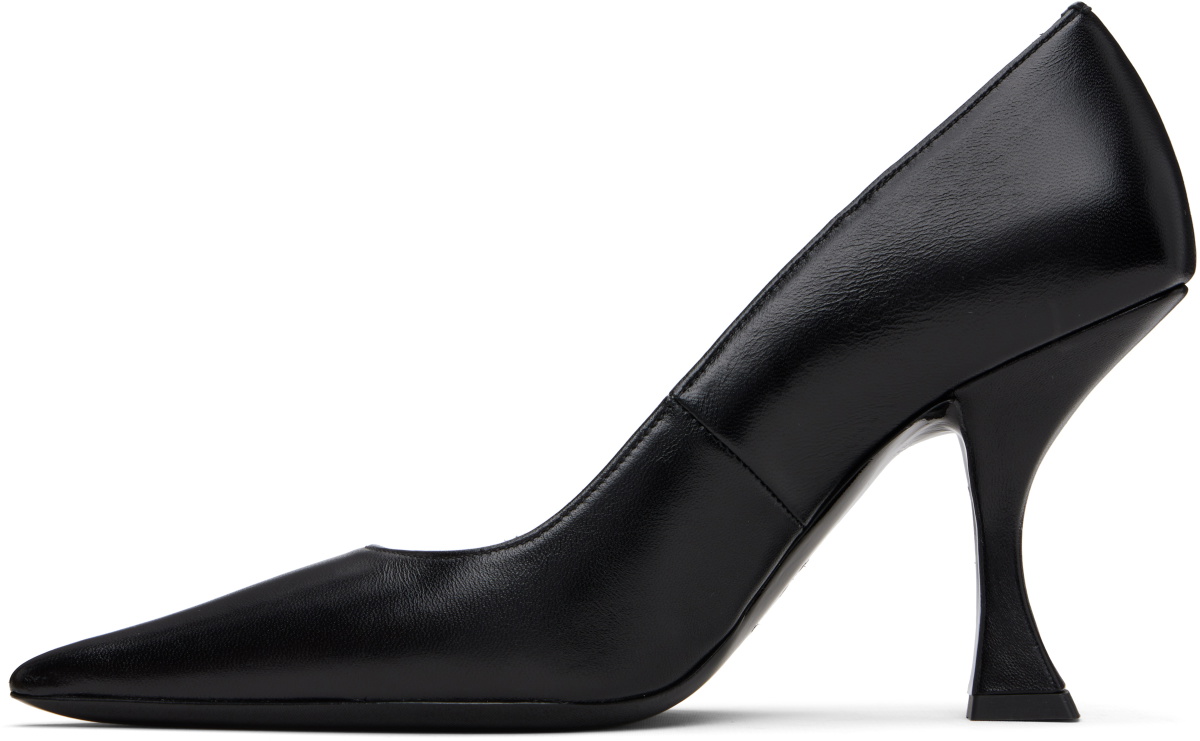 BY FAR Black Viva Heels