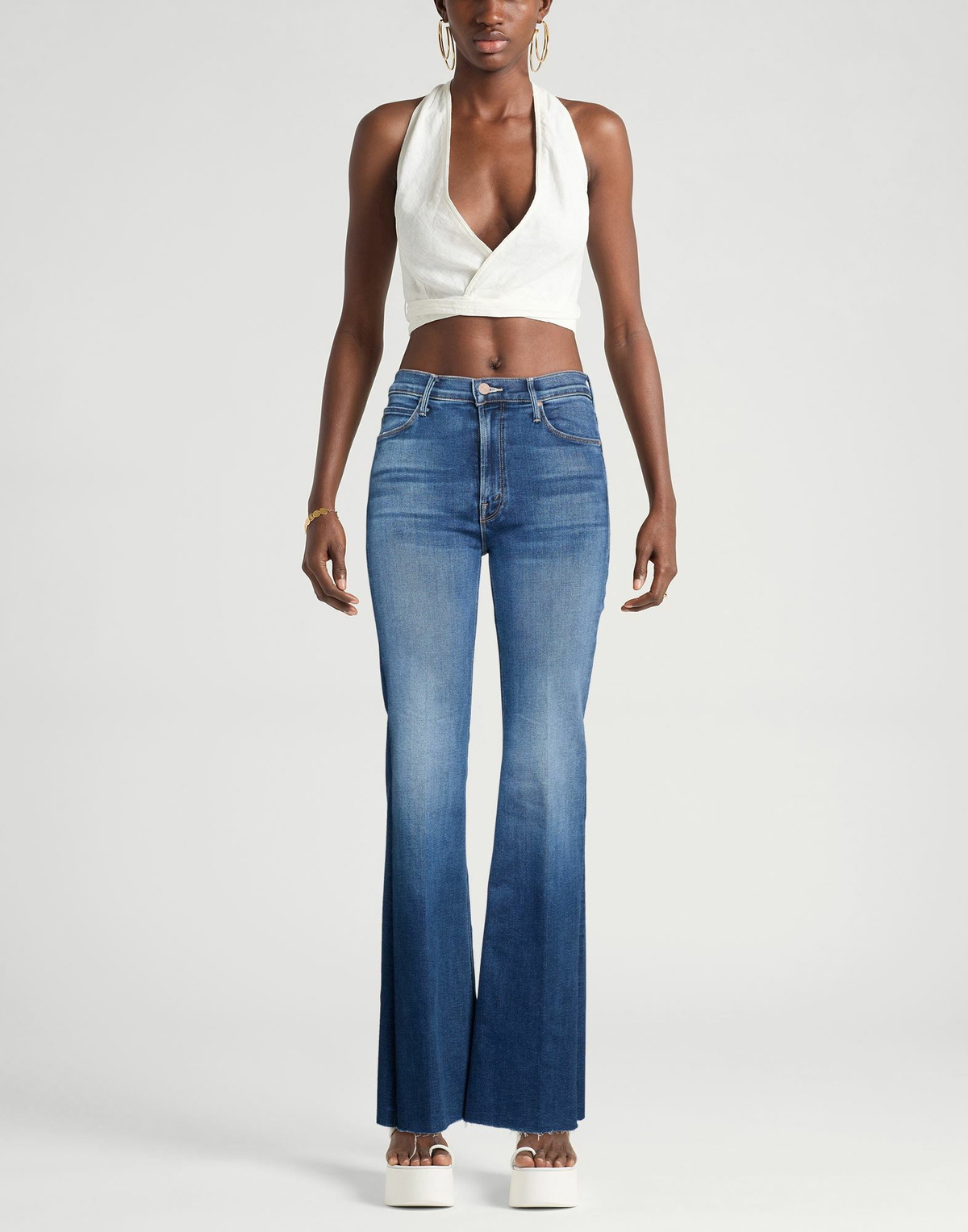 Mother Womens Jeans in Blue
