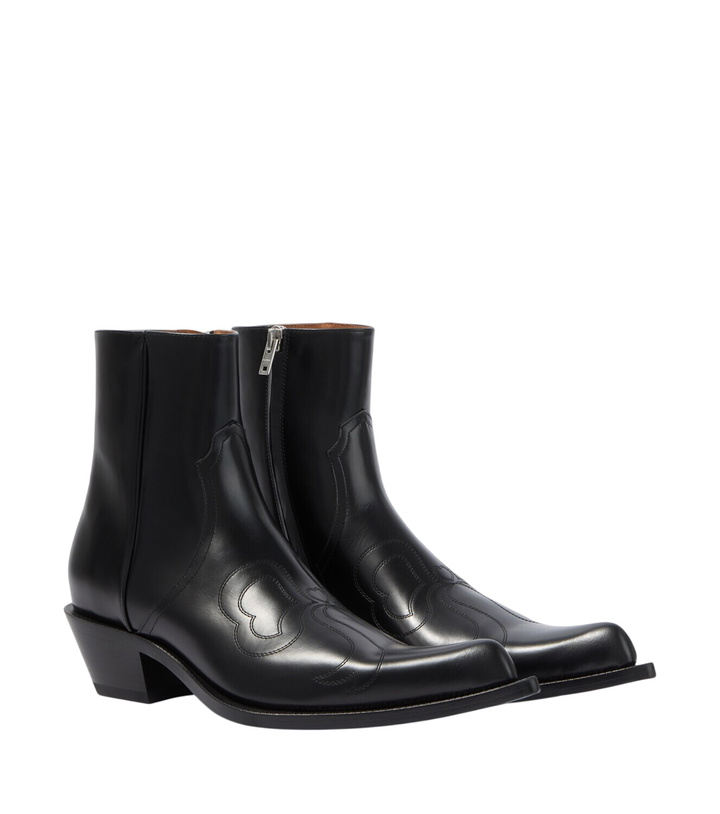 Photo: Acne Studios Leather cowboy boots