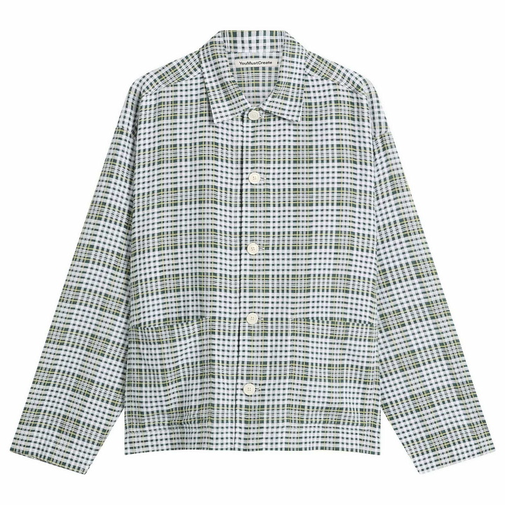 Photo: YMC Men's Cotton Check PJ Overshirt in Multi