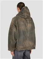 L-Luca Hooded Jacket in Brown