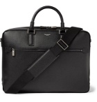 Serapian - Pebble-Grain Leather Briefcase - Black