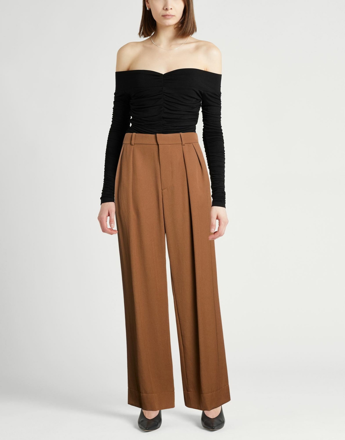 Wardrobe. nyc Womens Pants Camel