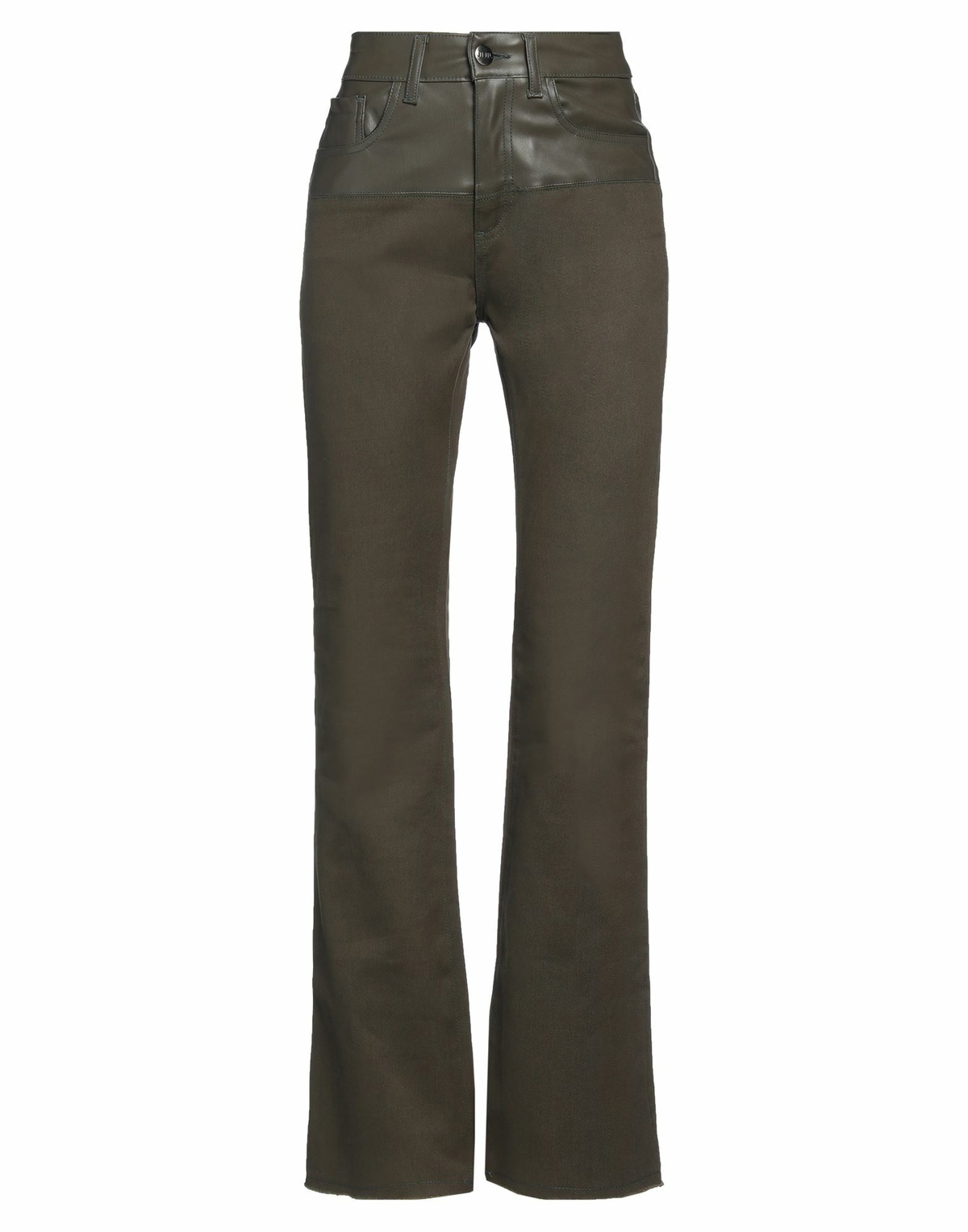 Jijil Womens Pants Military in Green
