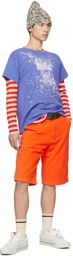 ERL Orange Three-Pocket Shorts