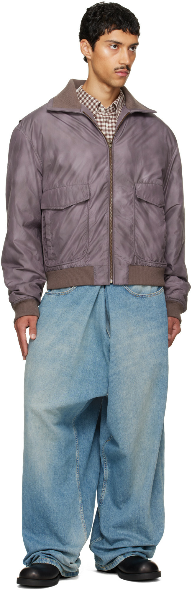 Maison Margiela Blue Wrap Jeans
