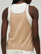 JW ANDERSON Layered Two-in-one Wool Knit Tank Top