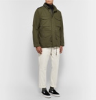 Neighborhood - M-65 Cotton-Canvas Hooded Jacket - Men - Army green