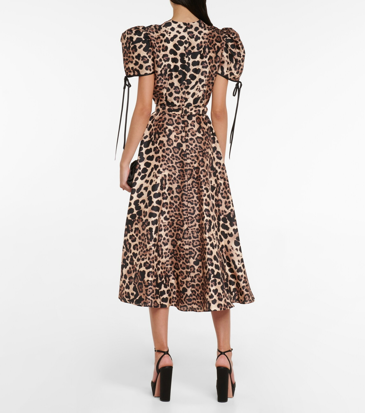 Rodarte - Leopard-print silk midi dress Rodarte Rodarte - Leopard-print silk midi dress Rodarte