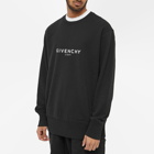 Givenchy Men's Reverse Logo Crew Sweat in Black