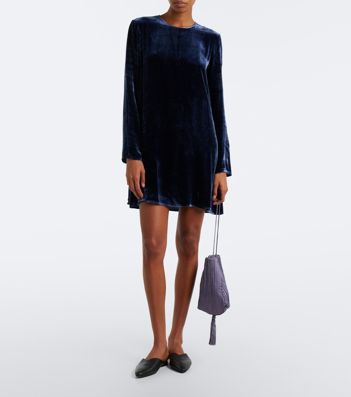 Asceno Larissa velvet minidress