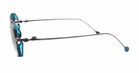 Matsuda M3153 - Antique Silver / Blue Grey Gradient Sunglasses